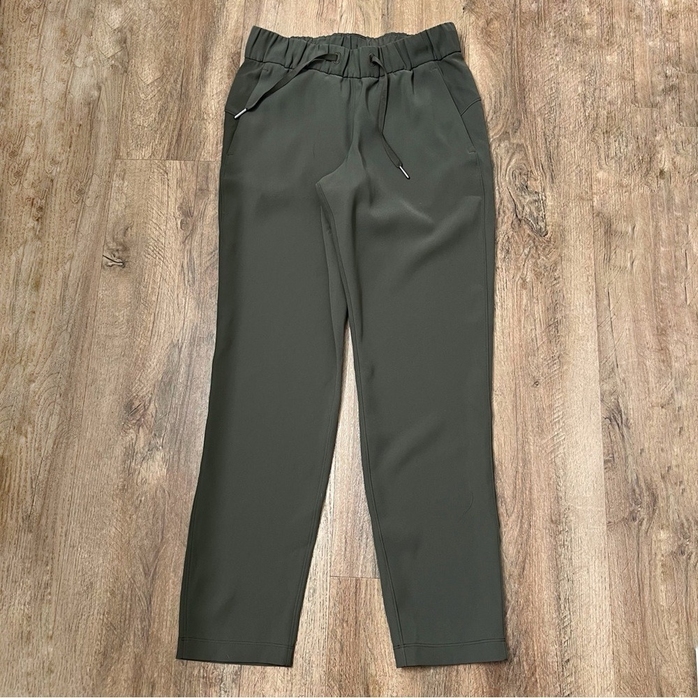 Lululemon Onโ the Fly 7/8 Pant *Woven Dark Olive